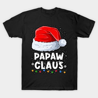 Papaw Claus Christmas Santa Family Matching Pajama T-Shirt